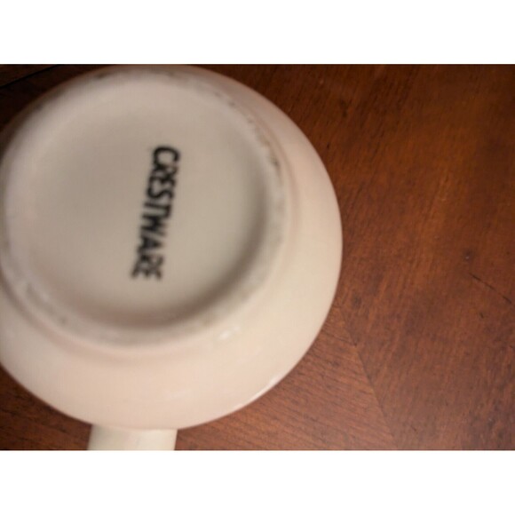 Vintage Crestware Coffee Mug  Ivory Heat Resistant Ceramic Tea Mug - Picture 6 of 6
